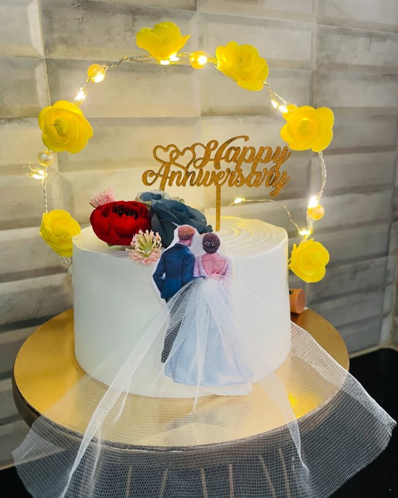 Wedding Anniversary Cake