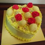 Heart Shape Rasmalai Cake