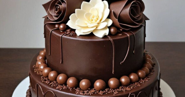 Unique 2-Tier Chocolate Truffle Cake Ideas (That Actually Look Good)