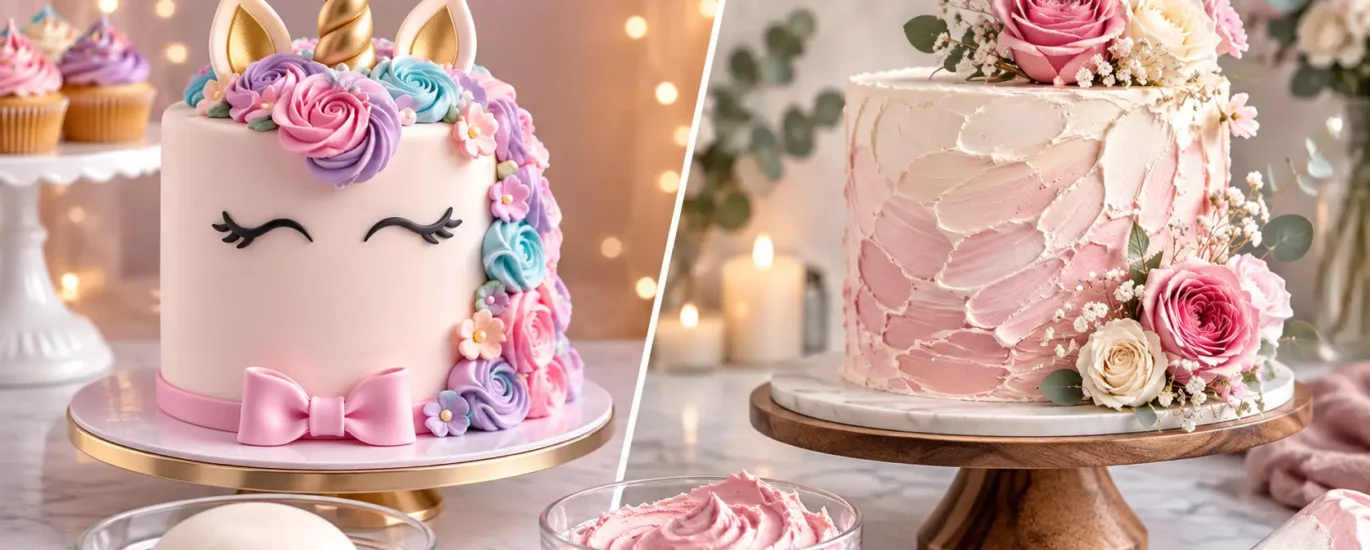 fondant vs buttercream