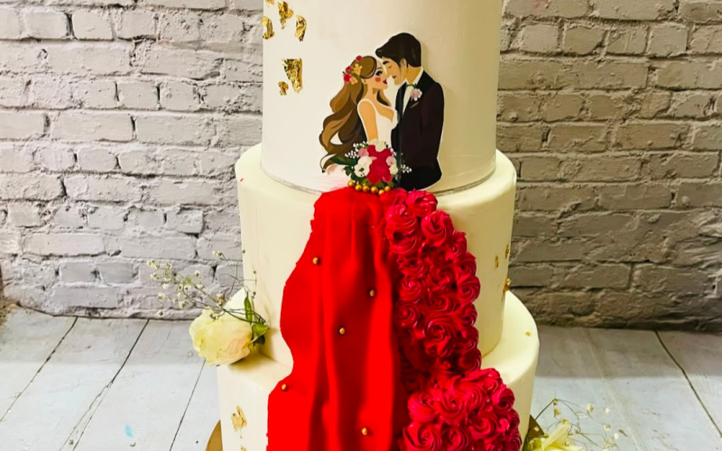 Wedding Anniversary Cake