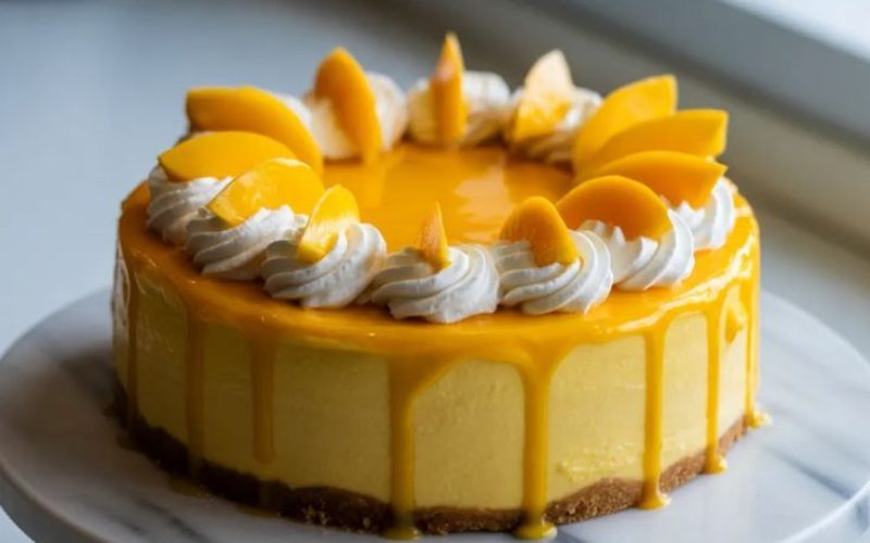 Mango cheesecake