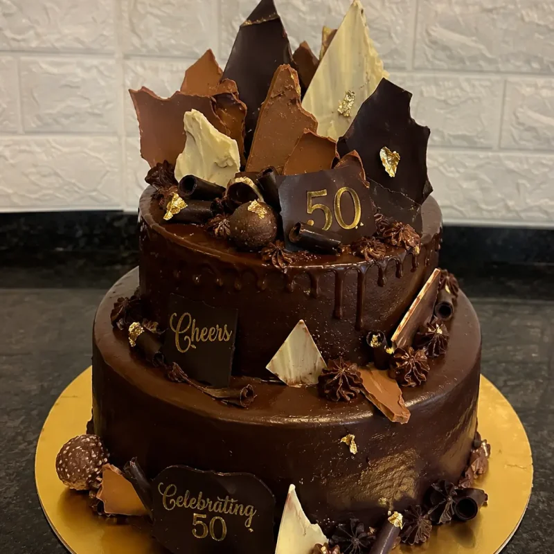 Personalized Chocolate Shards for Milestone Birthdays