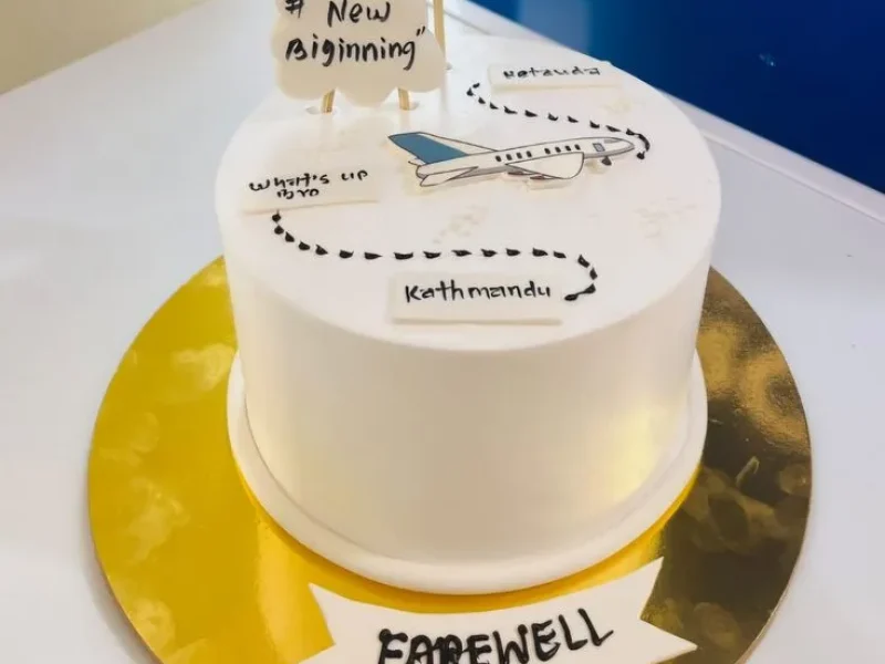 farewell cake idea for boss