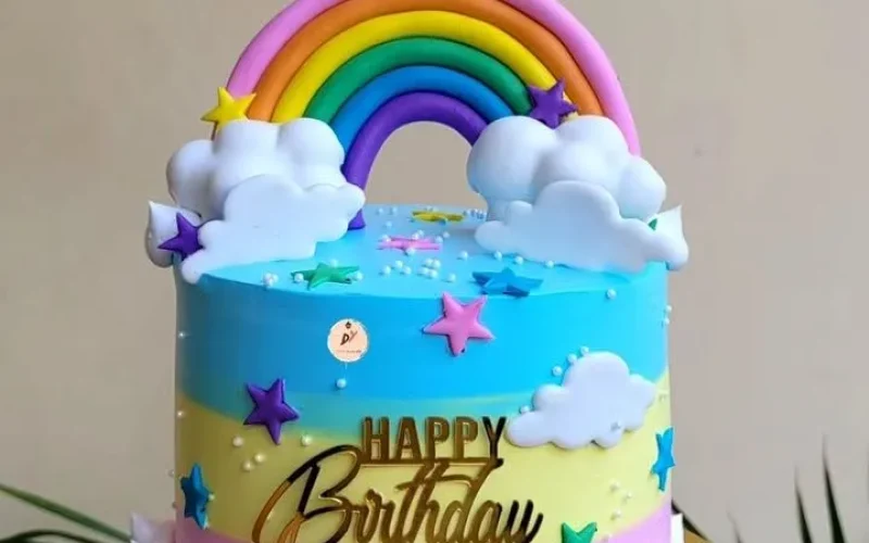 rainbow cake